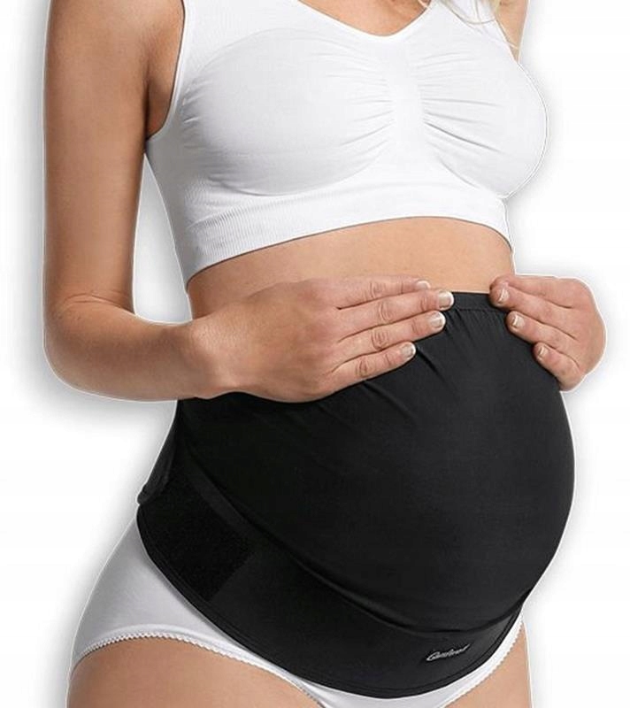 PAS CIĄŻOWY REGULOWANY CZARNY CARRIWELL (L/XL)