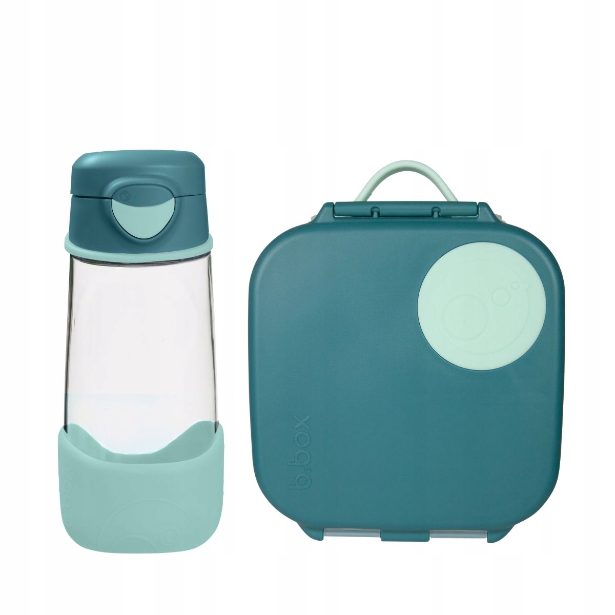 Zestaw B.Box Emerald Forest butelka tritanowa 450 ml mini lunchbox 1 l