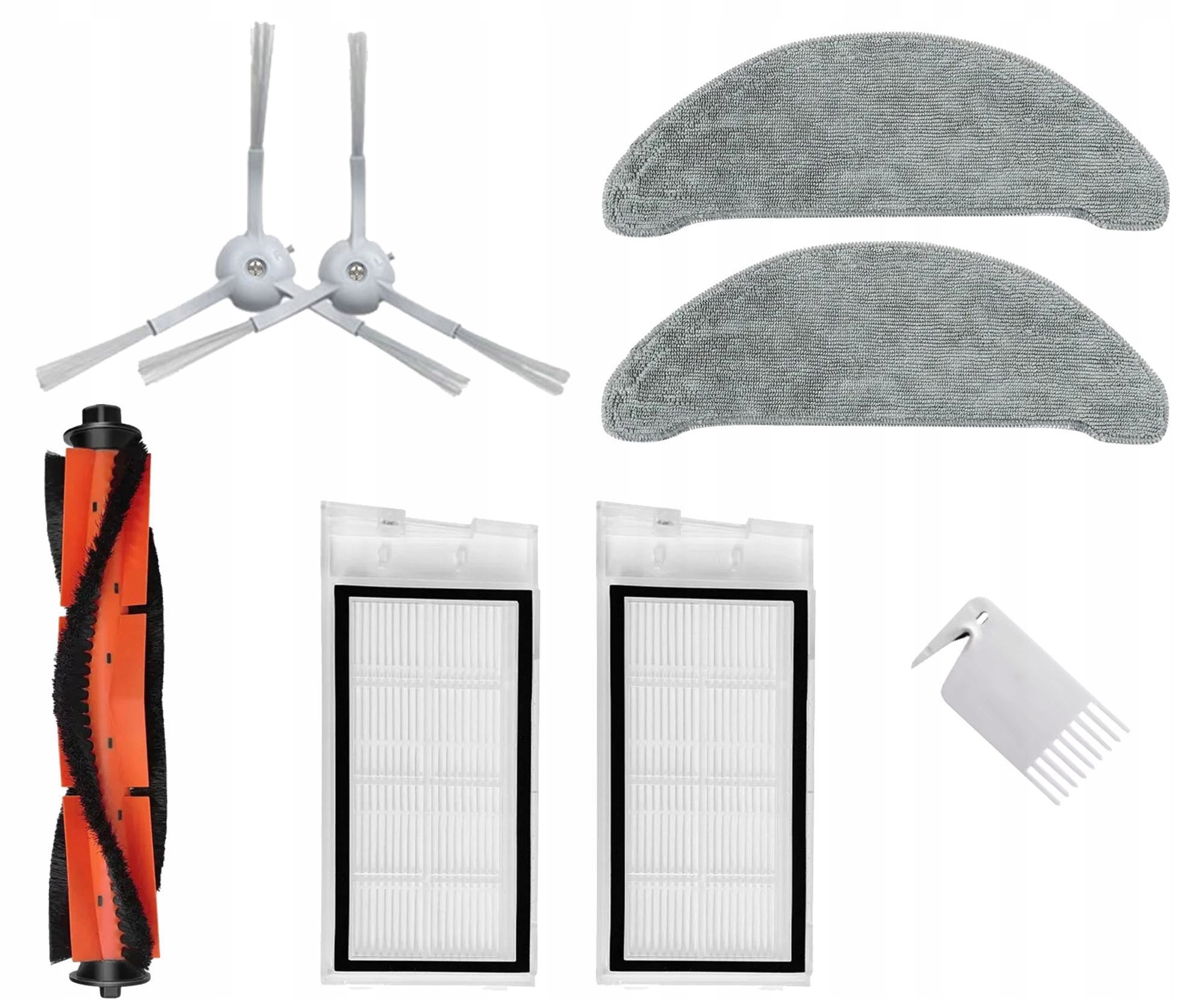 FILTRY SZCZOTKI MOPY do ROIDMI EVE PLUS, ZESTAW akcesoriów do XIAOMI
