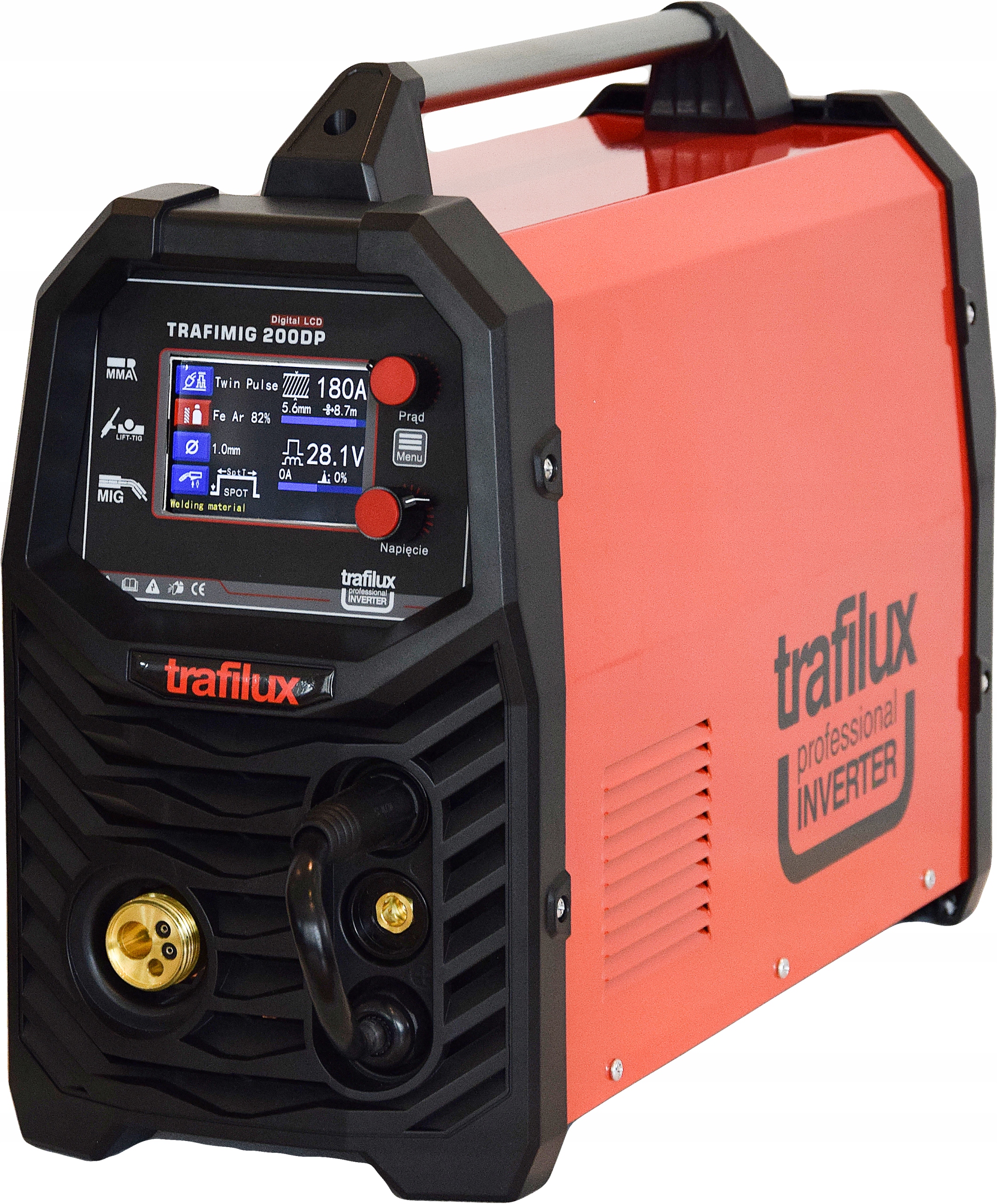 Spawarka MIGOMAT MIG MAG TIG DUAL PULS SYNERGIA Model TRAFILUX TRAFIMIG 200 DUAL PULS NEW