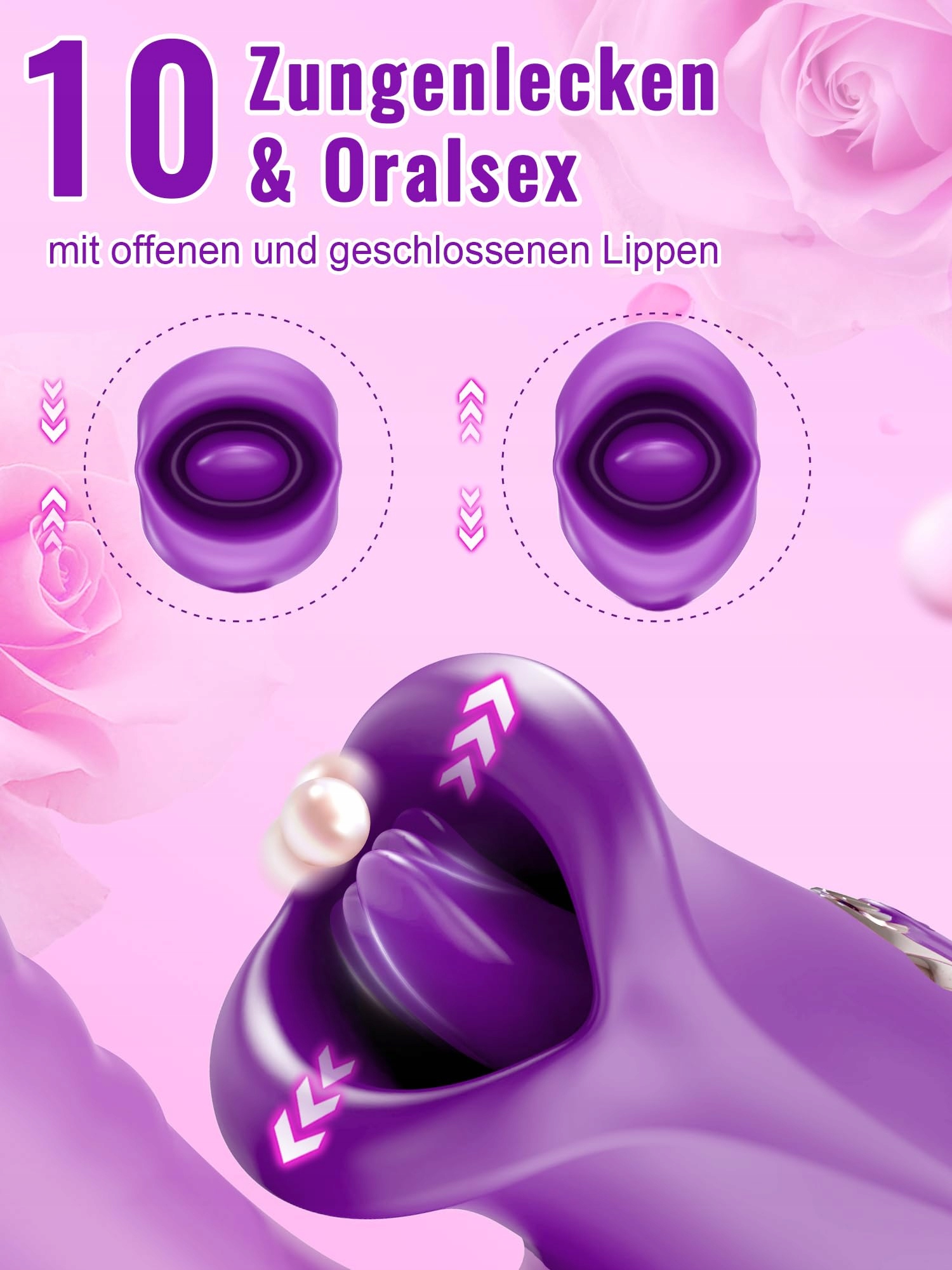 ZUNGEN Realistyczny Dildo Wibrator G Punkt Klitoris Stymulator Dla Kobiet — miniatura 3