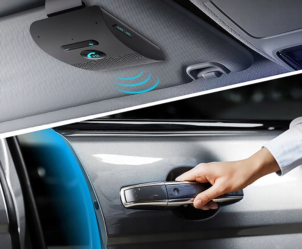 BEZPRZEWODOWY ZESTAW GŁOŚNOMÓWIĄCY DO SAMOCHODU BT Marka inna