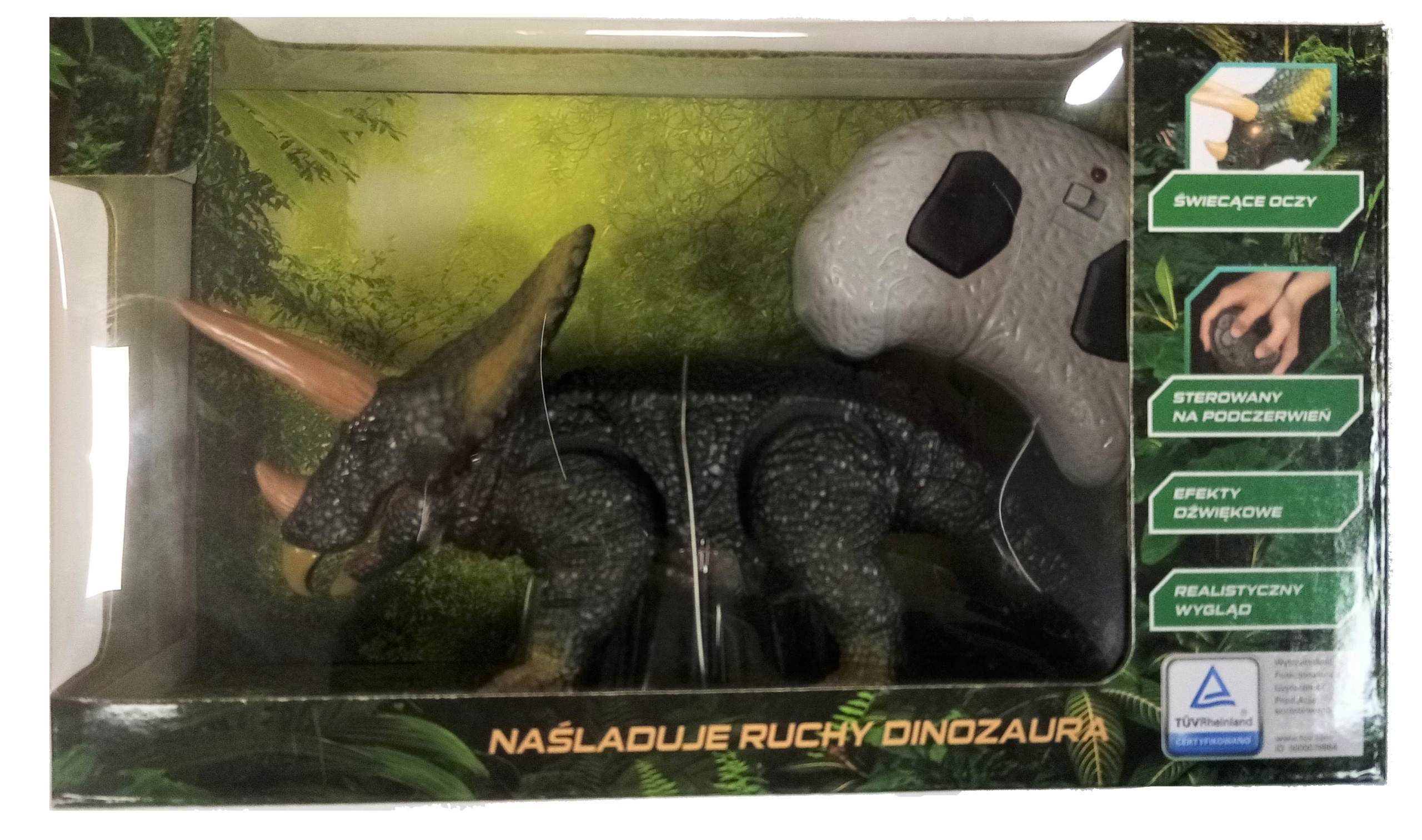 

Zdalnie Sterowany Triceratops Dinozaur