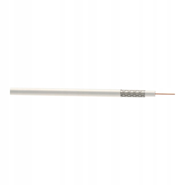 Kabel koncentryczny 17VATC 50 m biały