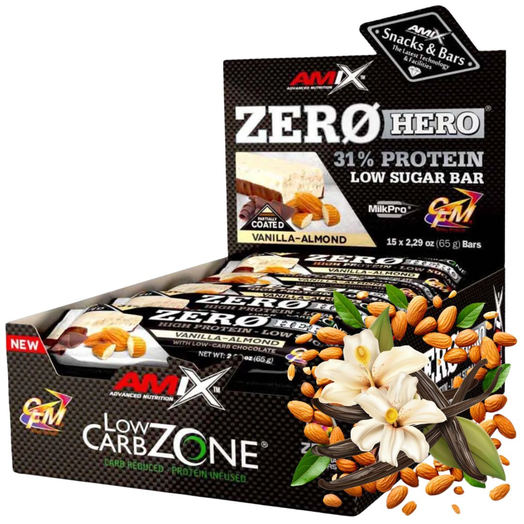 Amix Zero Hero 65g Baton Keto Bez Cukru dla diabetyków cukrzyków