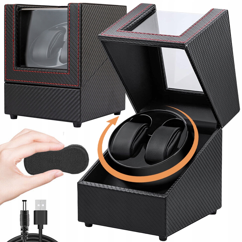 Rotomat Na Hodinky Automatické Natahování Krabička Na Hodinky Pu Kůže