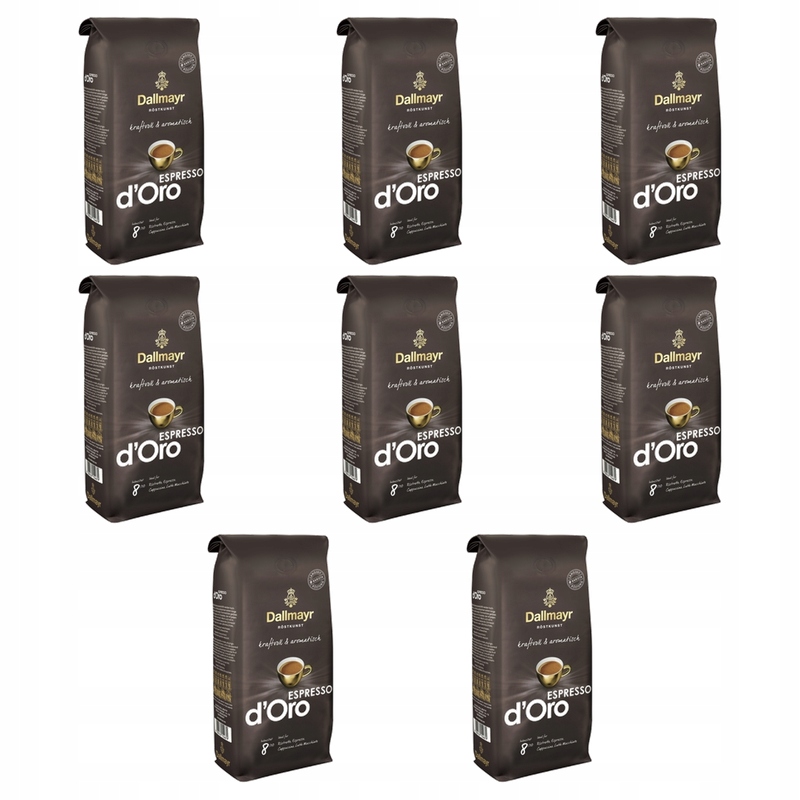 Kawa ziarnista Dallmayr Espresso d'Oro 1000g X8