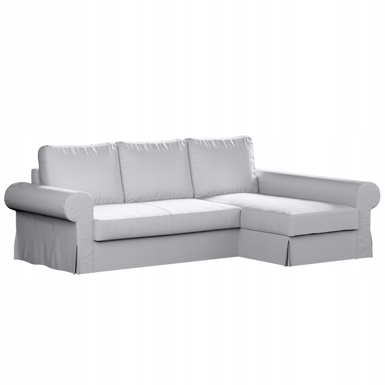 Potah na rozkládací pohovku Backabro s lehátkem Ikea bílá bukla