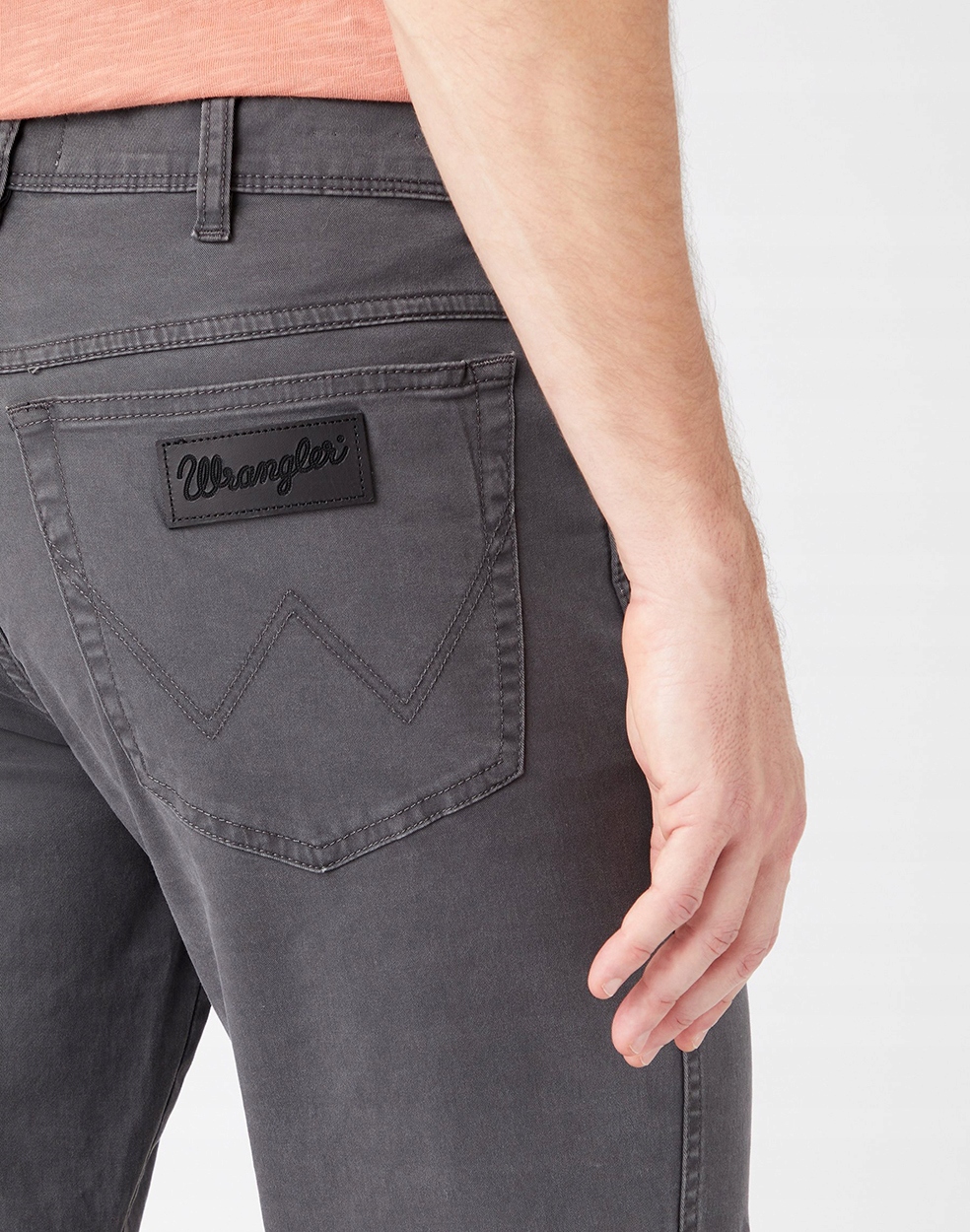 Wrangler TEXAS Smoke SZARE MATERIAŁOWE W35 L34 Rozmiar 35/34