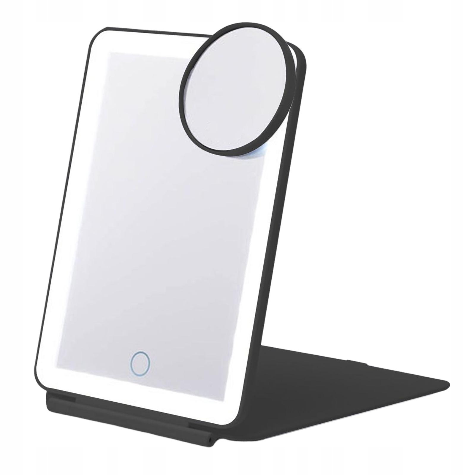 Składane lusterko do makijażu LED 3 Marka bez marki