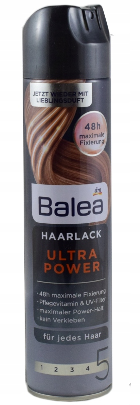 

Balea lakier do włosów Ultra Power 5