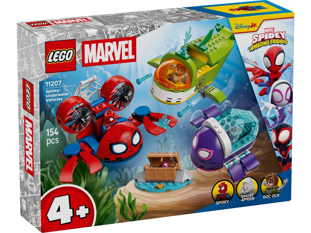 Lego 11207 Spidey Spidey: podvodní vozidla