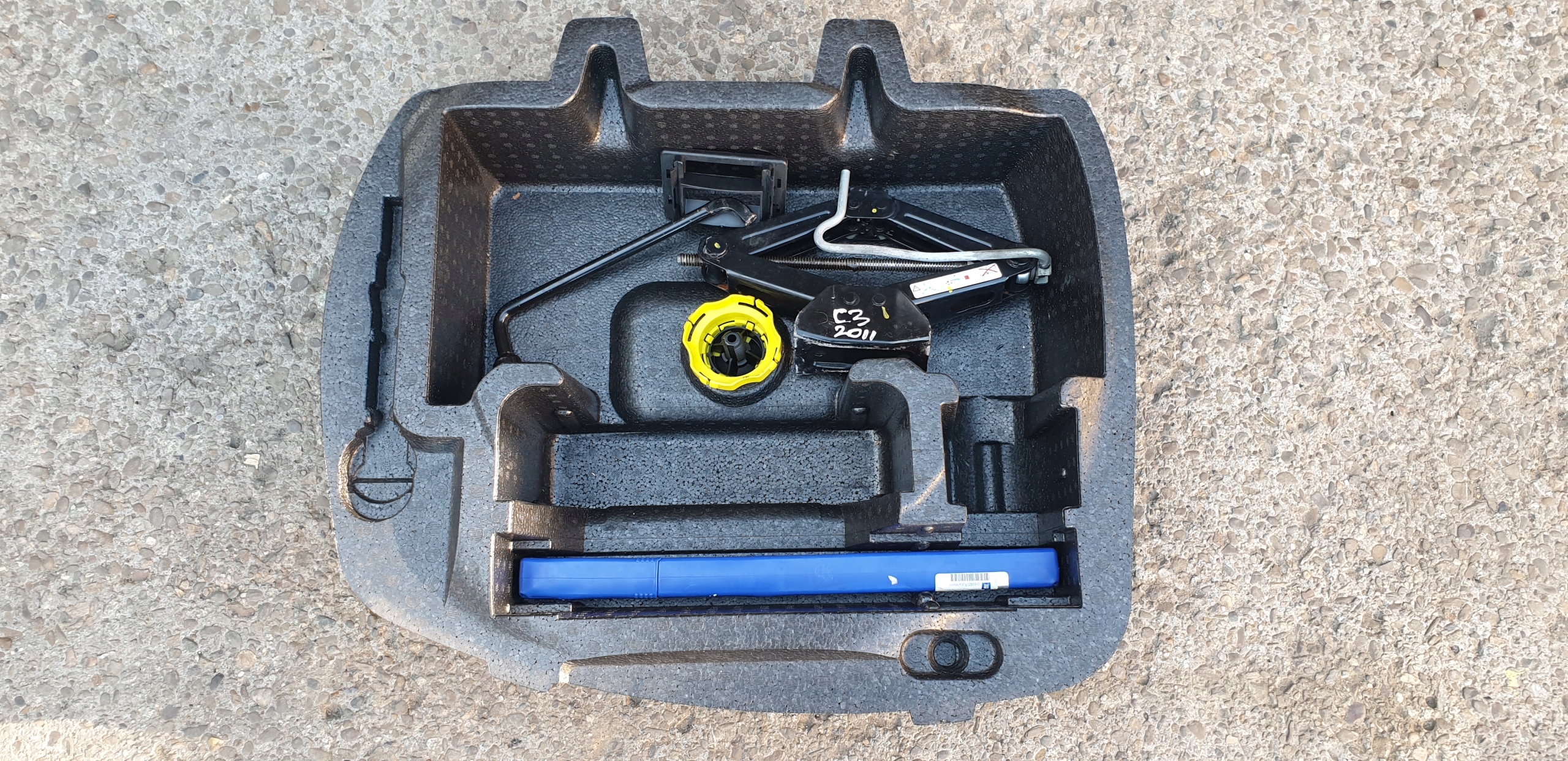 9670440380 10- - Домкрат домкрат ключ картридж CITROEN C3 II 2010-