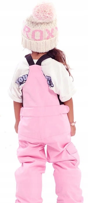 ROXY SPODNIE ZIMOWE NA SZELKACH OCIEPLANE DZIECIĘCE DLA DZIEWCZYNKI 4-5 Rozmiar 110