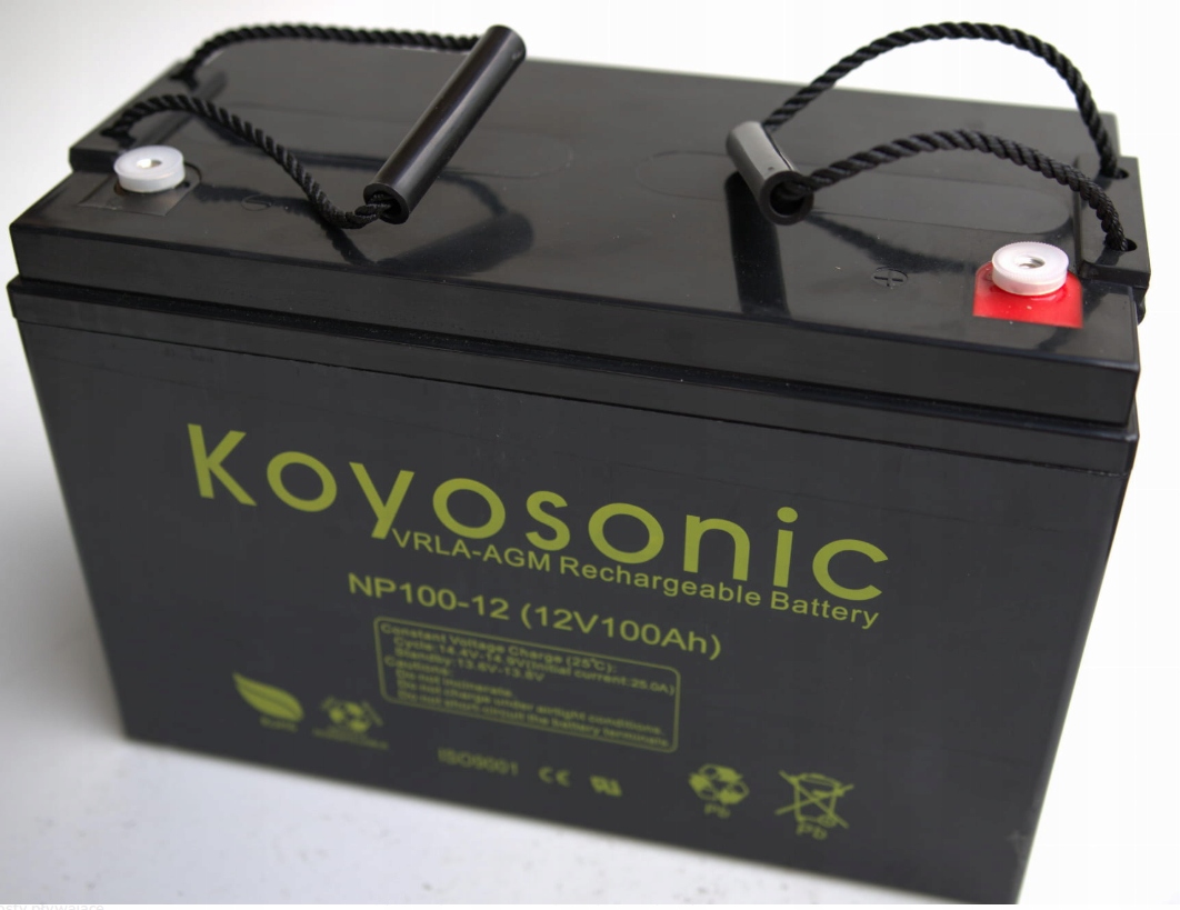 KOYOSONIC AKUMULATOR AGM NP100-12 100Ah 12Volt