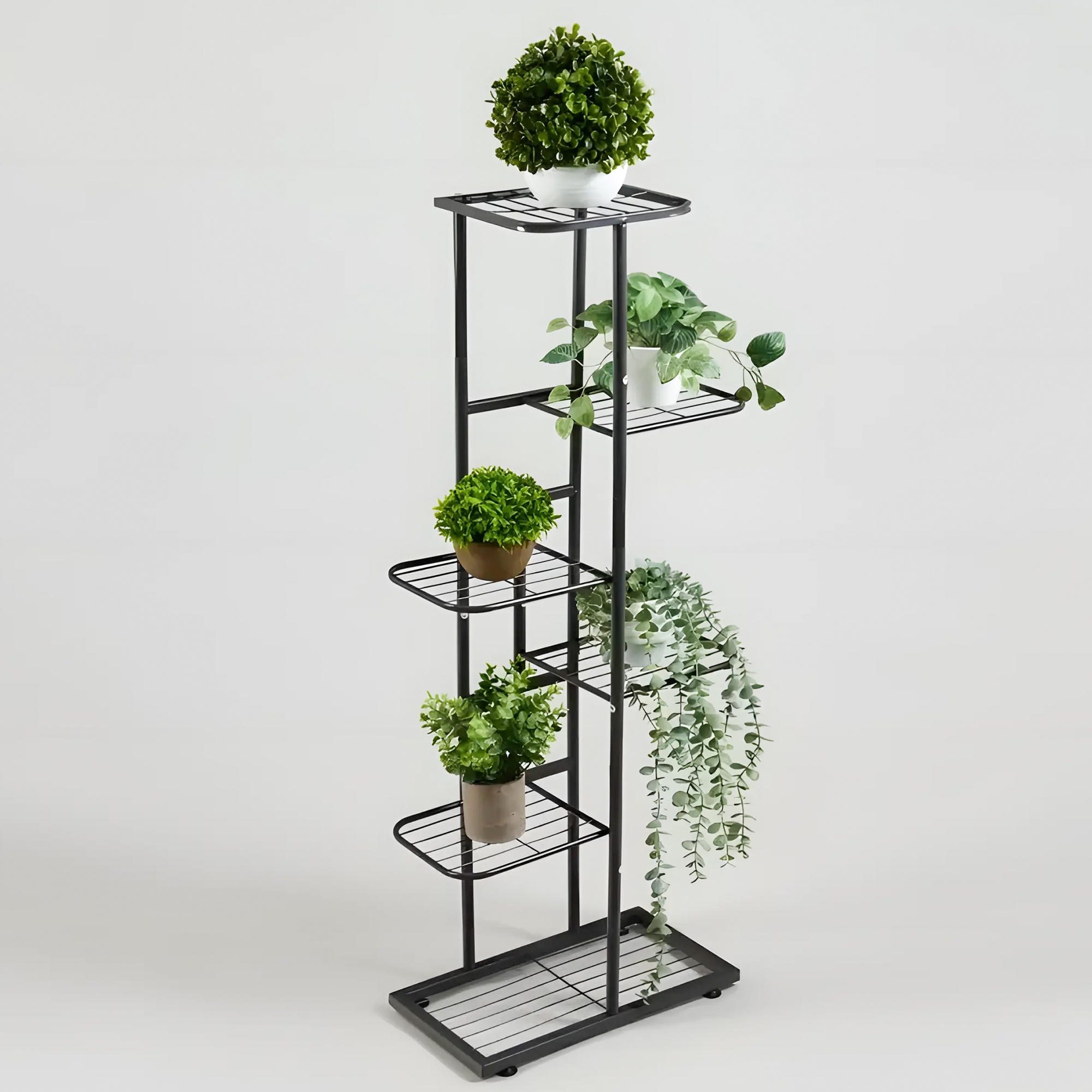KWIETNIK STOJĄCY METALOWY LOFT CRAFT STOJAK NA KWIATY ROŚLINY PÓŁKI WYSOKI Wysokość produktu 108 cm