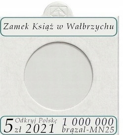 

Holder na monetę 5 zł Zamek Książ opis