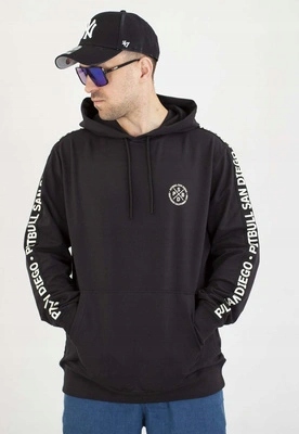 Mikina Pit Bull S Kapucí Tape Parker černá