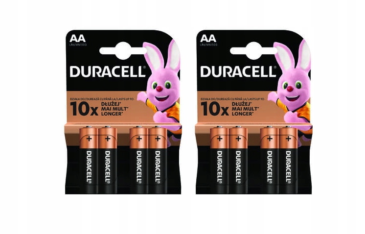 

8x Bateria alkaliczna Duracell C&b Aa R6 1,5V