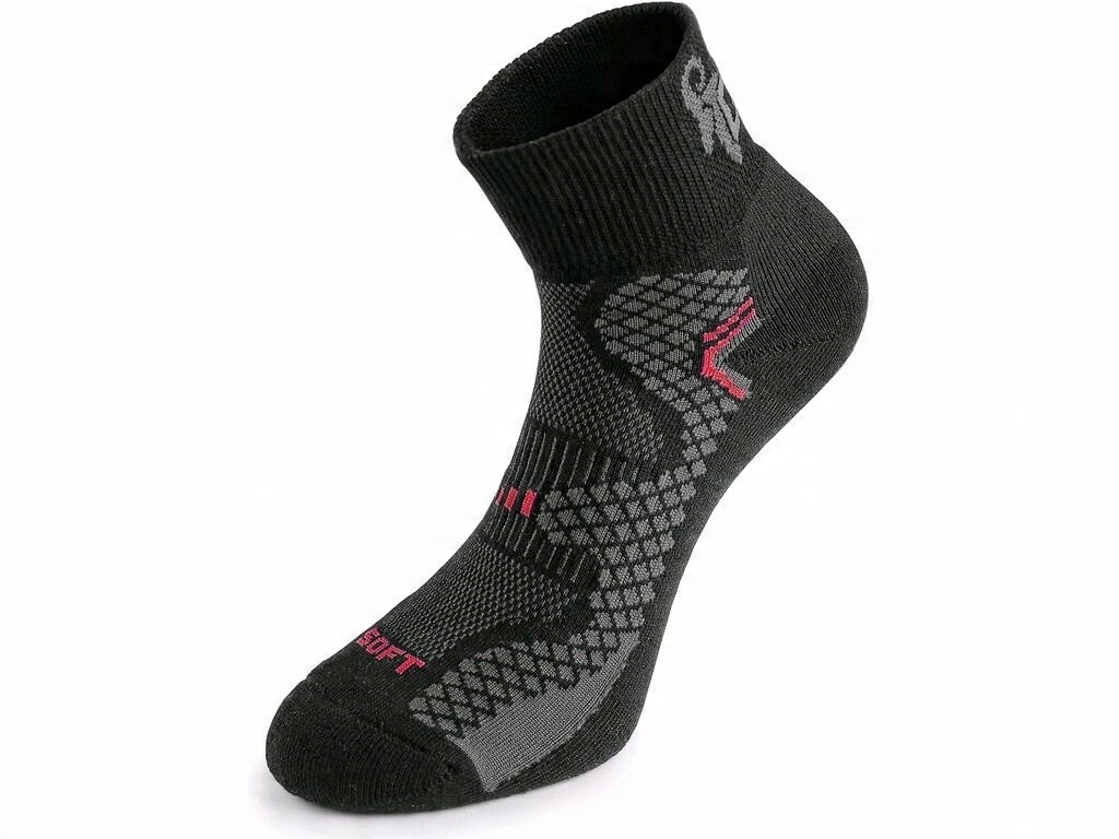 

Elastyczne Skarpety Cxs Soft czarno-czerw r. 44-46