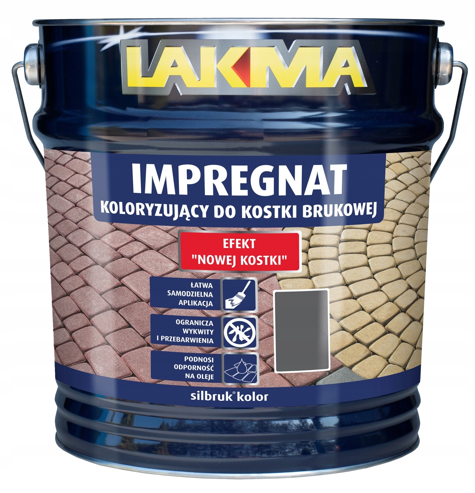 Impregnat do kostki brukowej Silbruk Grafit 10L