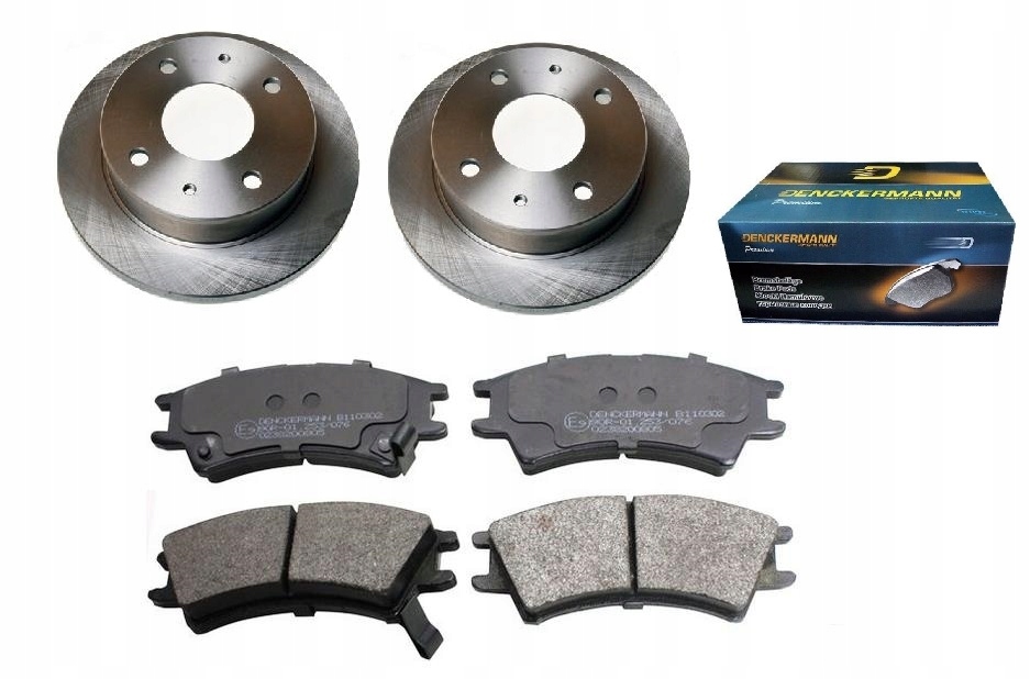 Kotouče Brzdové Destičky Hyundai Atos Plné Přední