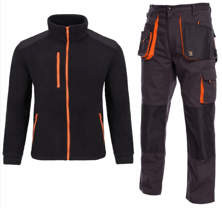 Одежда рабочие брюки + флис комплект безопасности и безопасности 62