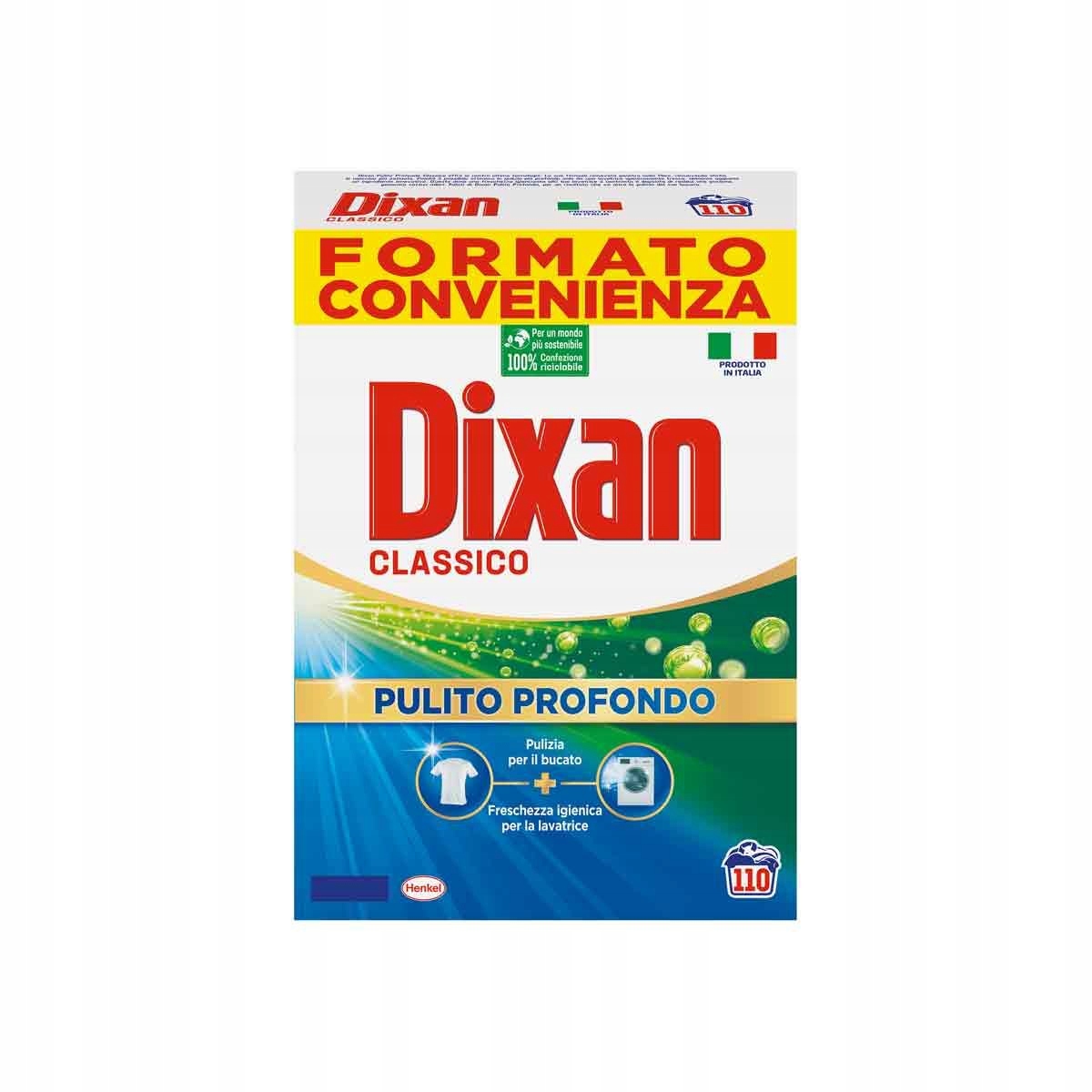 Levně Dixan Classico 110 Praní Univerzální 6,050 Kg