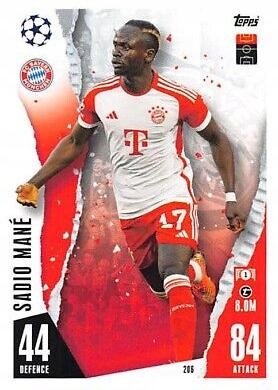 Match Attax 2023/24 206 Sadio Mané Topps