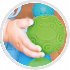 Canpol Miękkie piłeczki sensoryczne 6 sztuk, 6m+ Płeć chłopcy dziewczynki