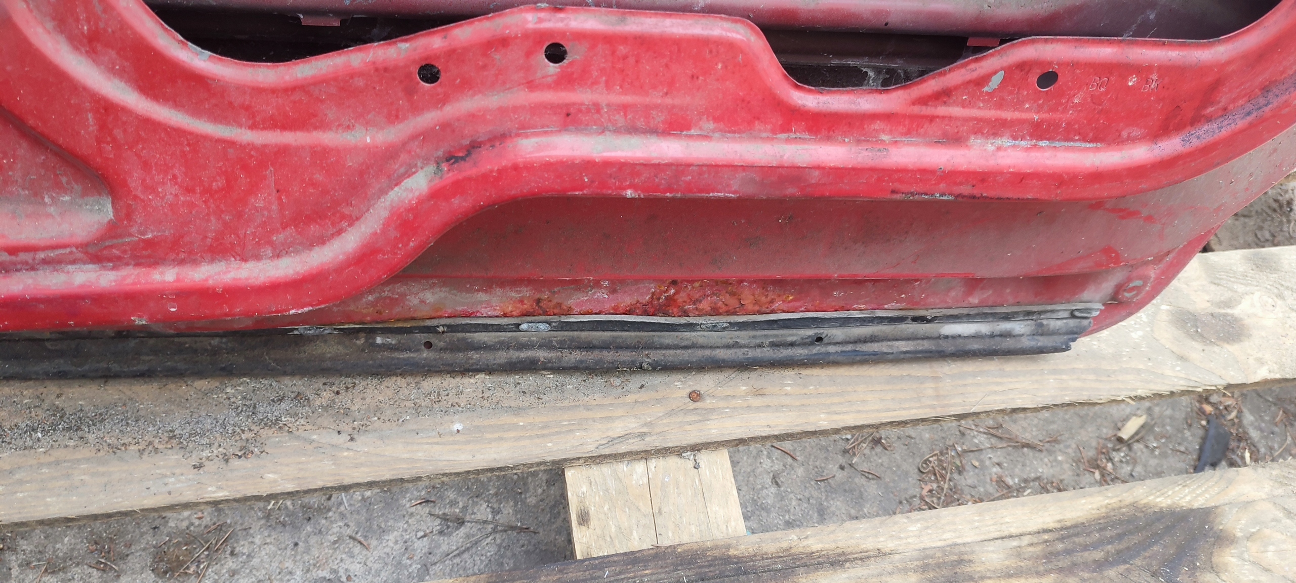 door right rear part right rear. sliding Renault Kangoo and