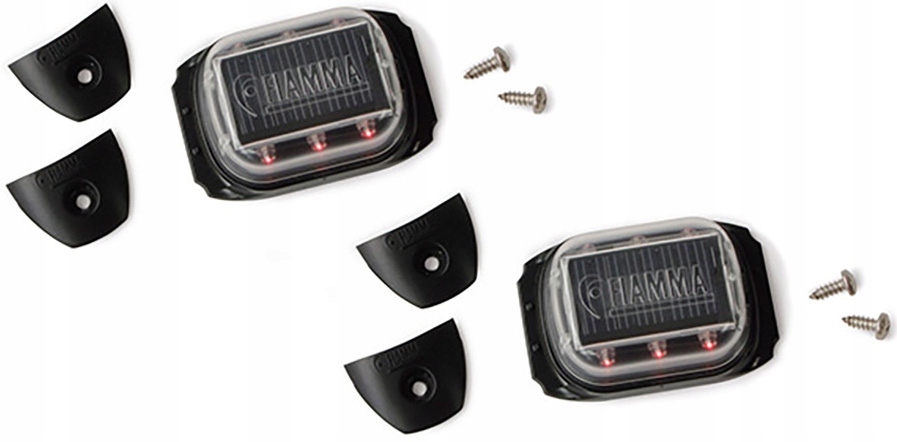 LAMPKA SYGNALIZACYJNA LED FIAMMA WARNING SOLAR DO PASÓW 2szt. OUTLET