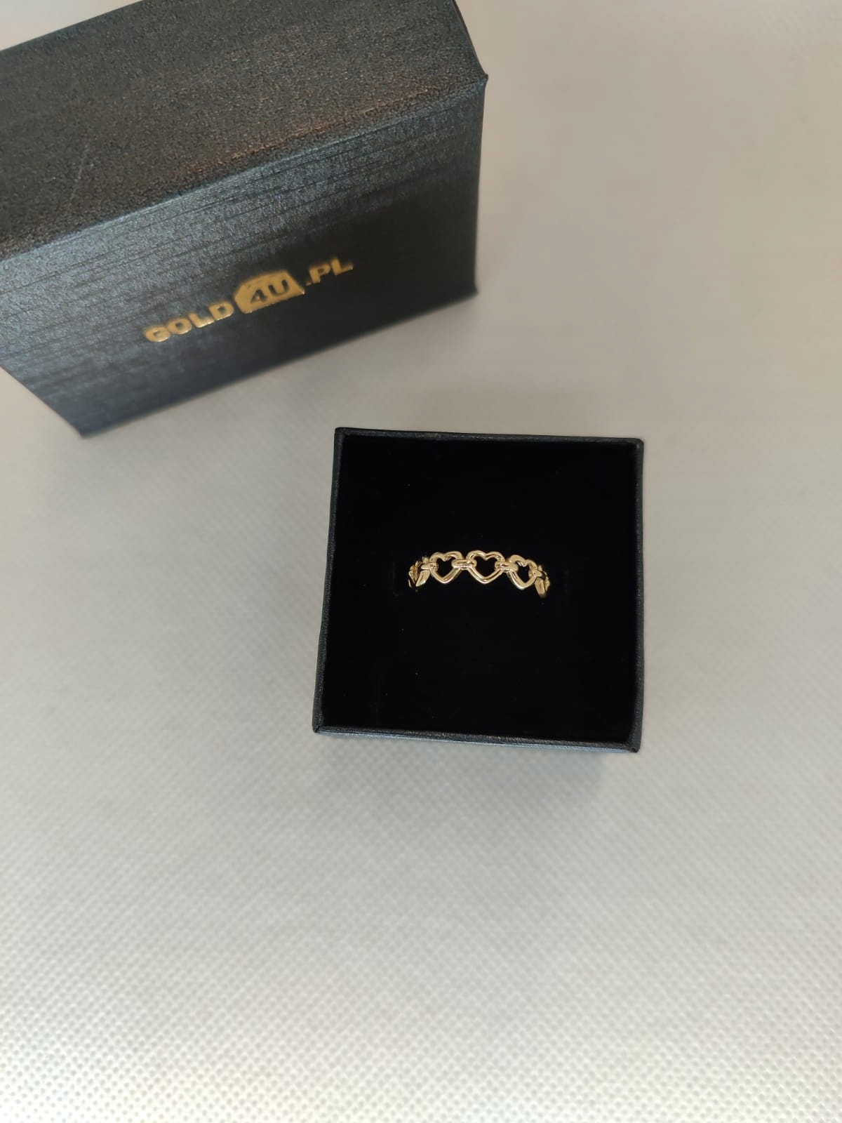 Złoty Pierścionek 14k 90064436 R.18 Moz
