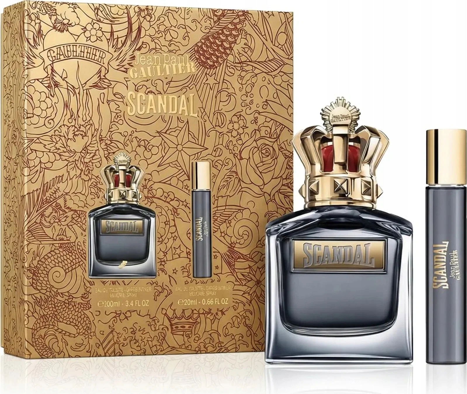 Set Jean Paul Gaultier Scandal Pour Homme, toaletní voda, pro muže, 100 m