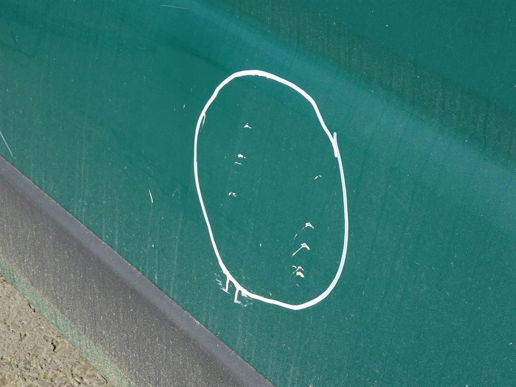 DRZWI TYŁ PRAWE Citroen Jumper II 06- ZIELONE Kolor zielony