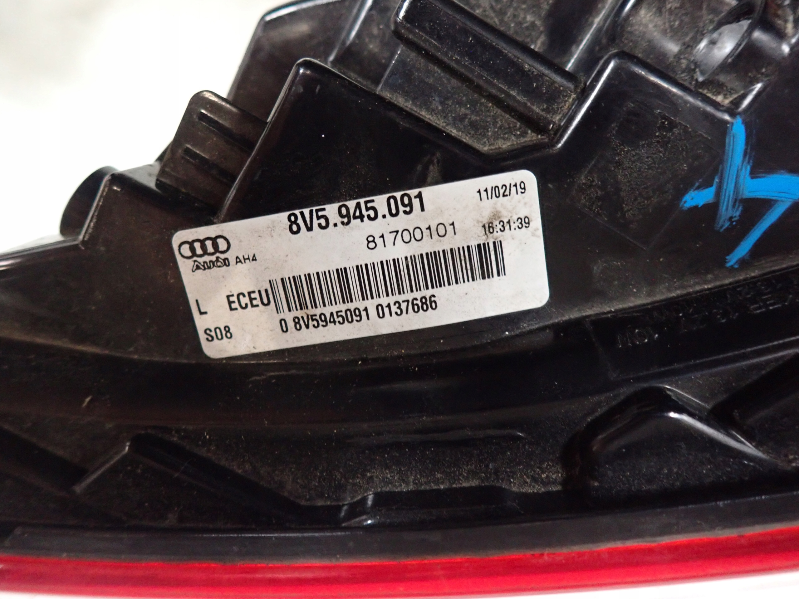 AUDI A3 8V5 sedan LIFT 16- light left rear part rear