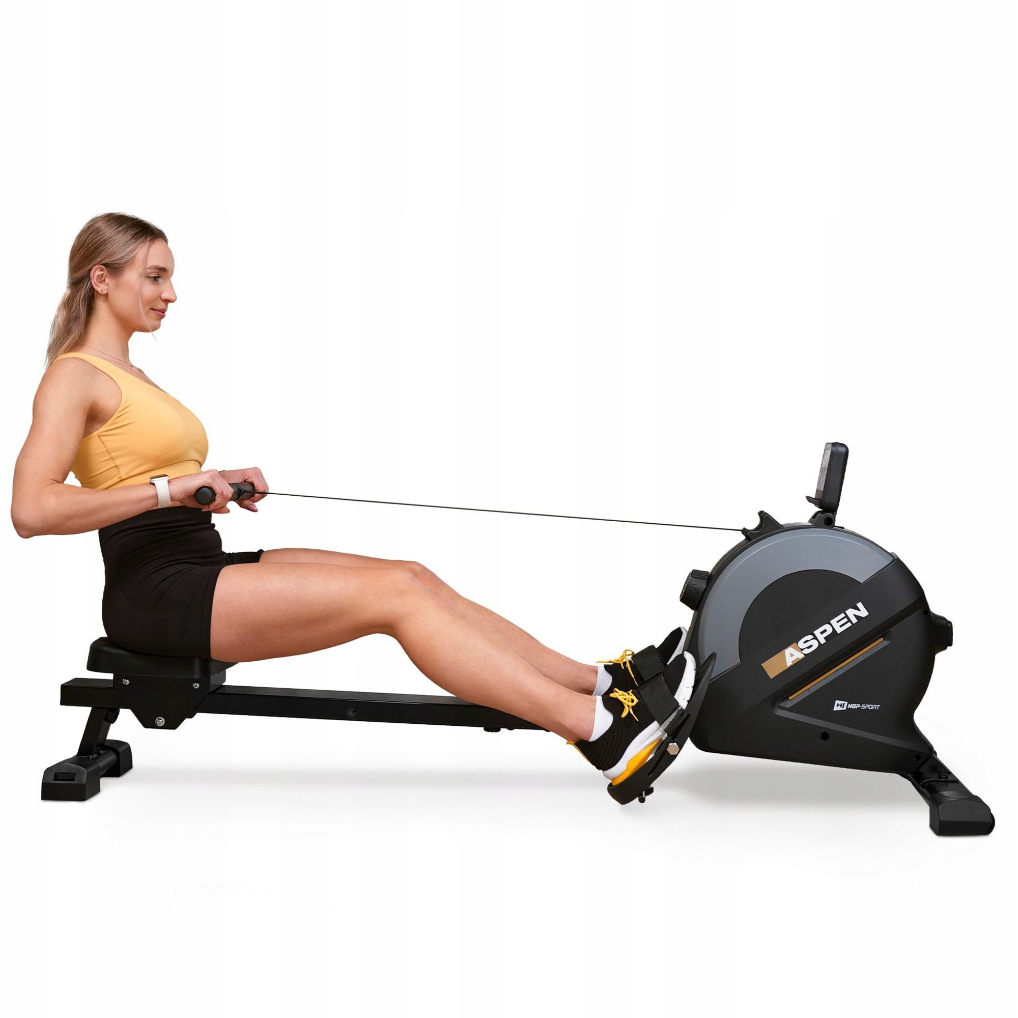 Wioślarz Magnetyczny Treningowy do Ćwiczeń Składany Ergometr Trenażer 120kg