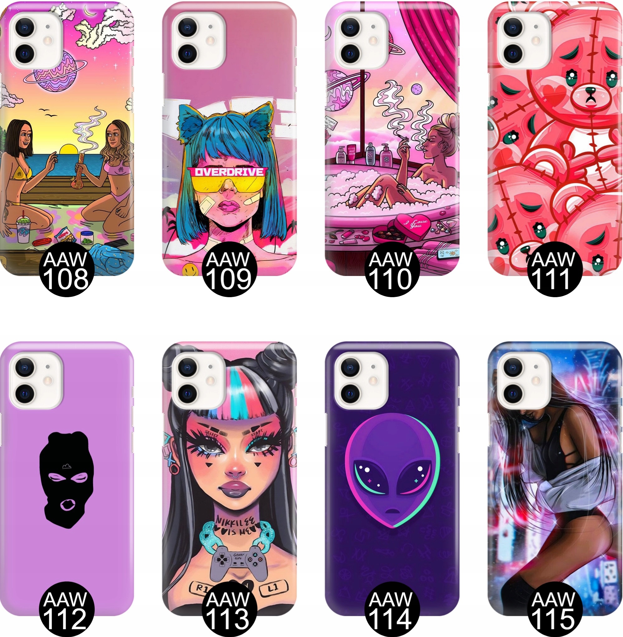 TOK IPHONE 12 TOK PRÉMIUM VÉDŐ ERŐS HOT LÁNYOKNAK MIX MINTÁK Típus hátlapvédő