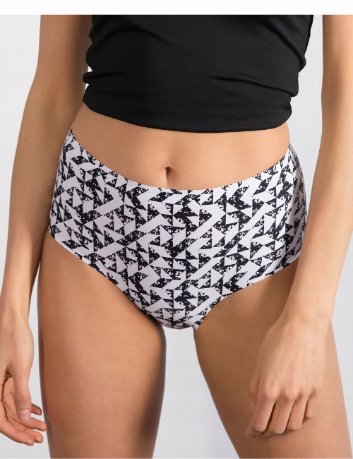 Optic Simple Maxi - majtki z wysokim stanem M Marka Julimex