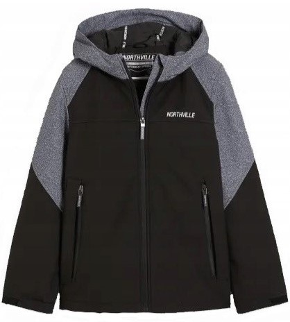 C&a hydrofobowa ocieplona kurtka softshell przejściowa rozm.182