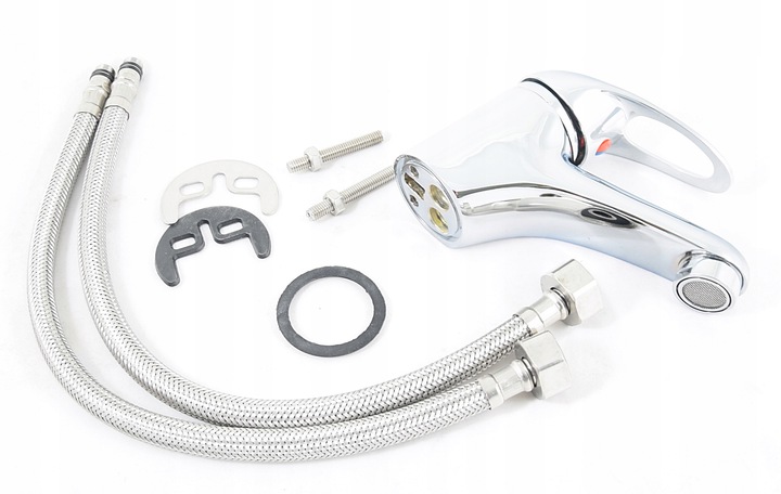 BATERIA UMYWALKOWA STOJĄCA NISKA ALFA ROYAL CHROM Kolor chrom