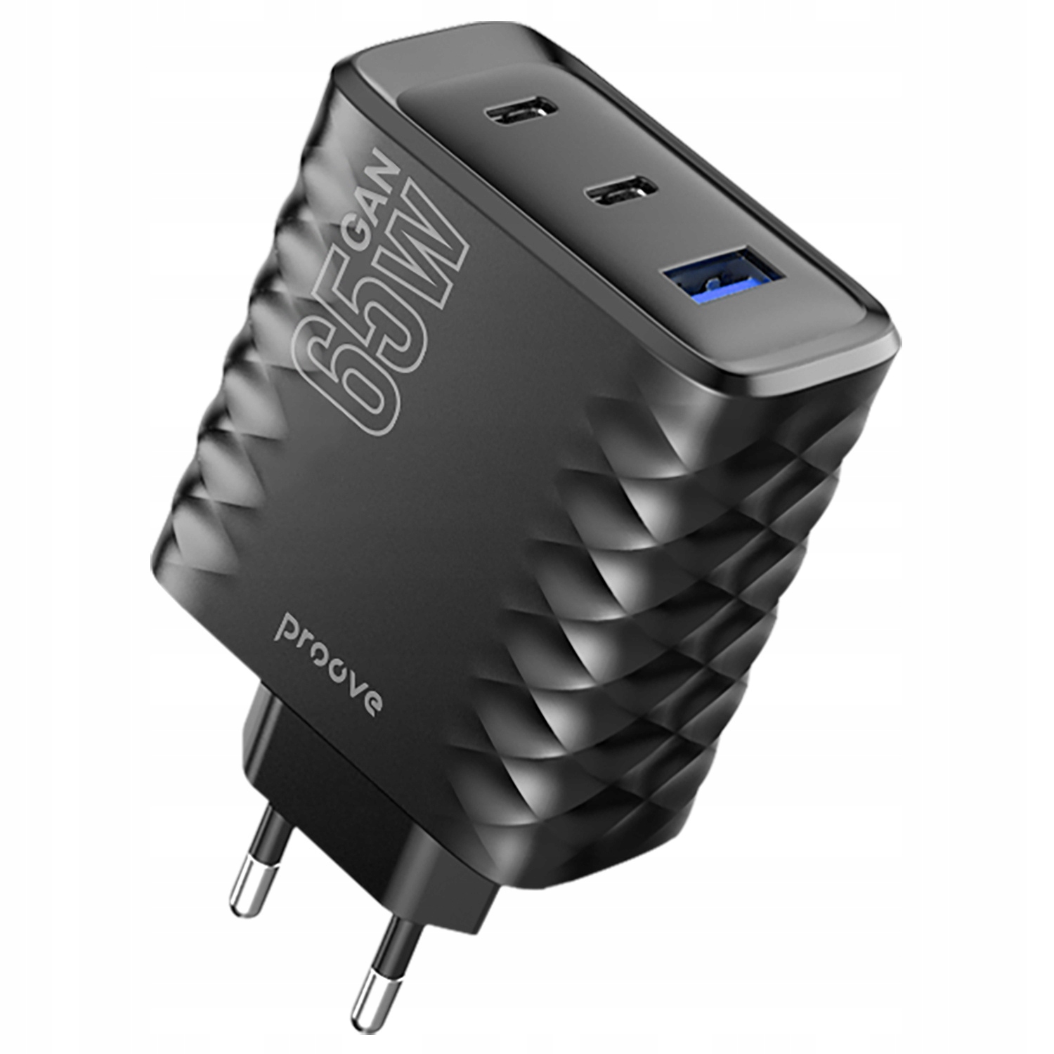 Síťová nabíječka 230 V Rychlé nabíjení 65 W 2 Usb-c Usb Typ-C Usb-a Gan