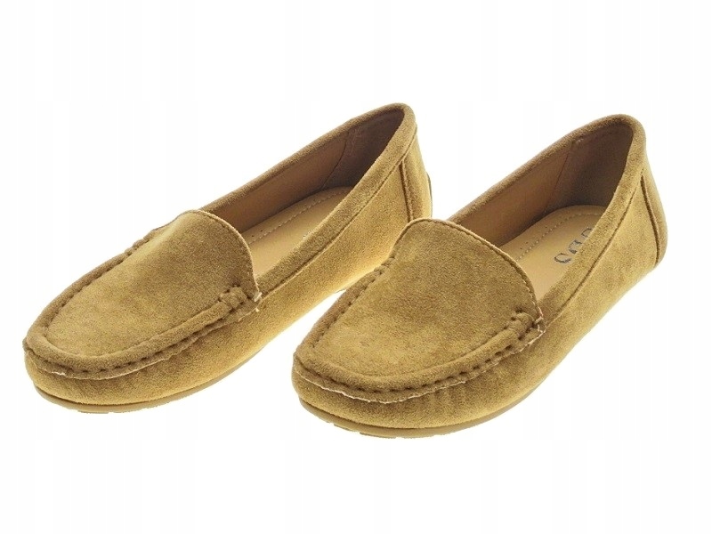 DAMSKIE ZAMSZOWE MOKASYNY Olive r.41 Kolor zielony