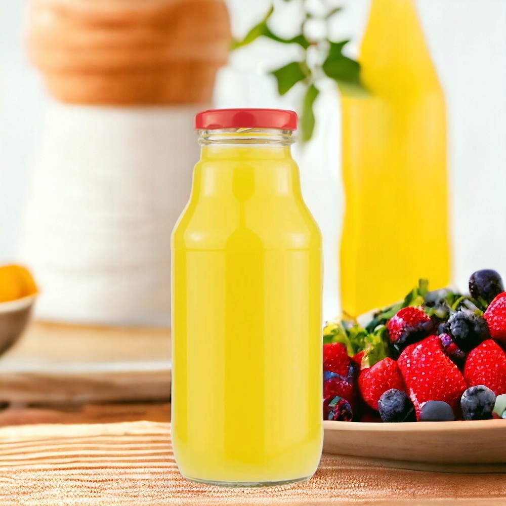 10x BUTELKA NA SOK KUBUŚ SOCZEK 330ml + ZAKRĘTKA BUTELKI SZKLANE NA SYROP EAN (GTIN) 5905325011494