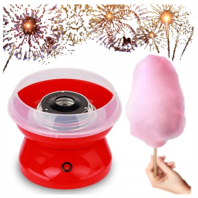 MASZYNA MASZYNKA WATY CUKROWEJ DOMOWA WATA CUKROWA PATYCZKI MAŁA MINI WATA