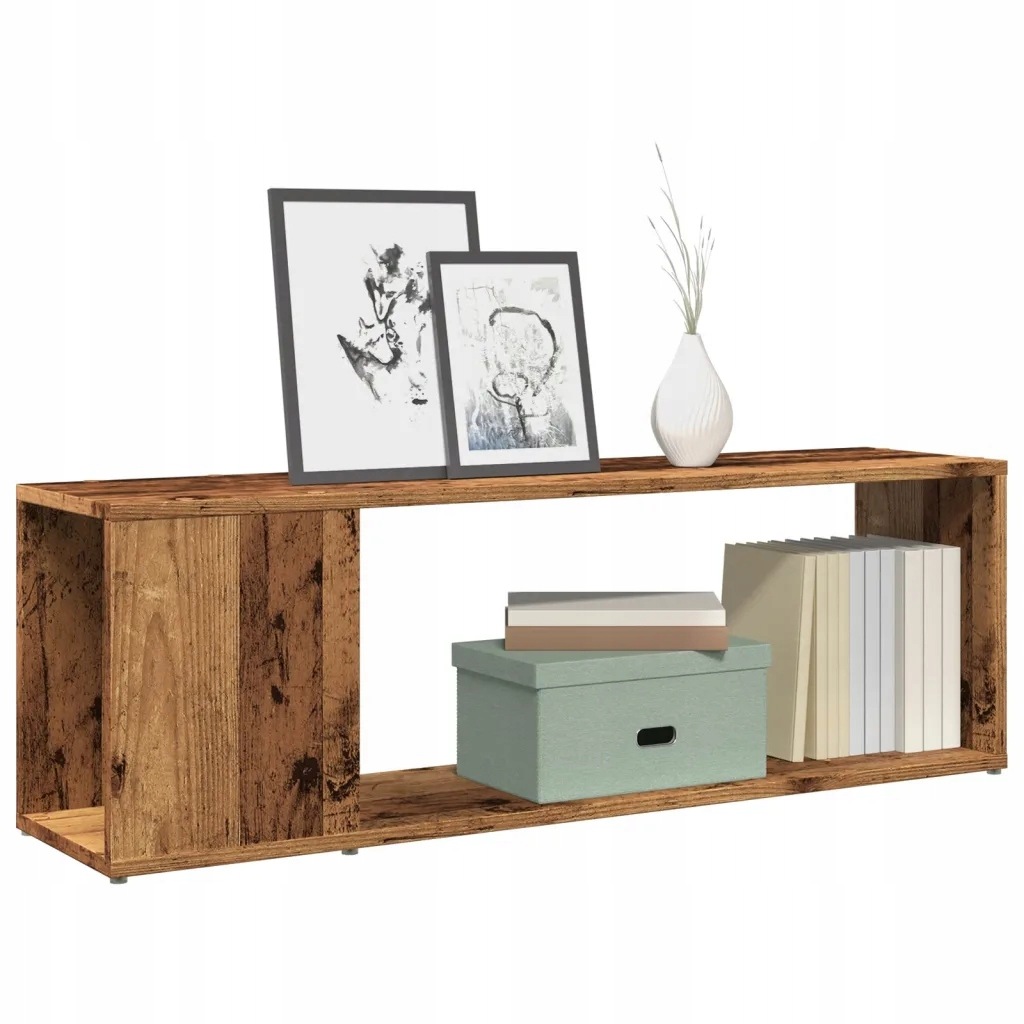 vidaXL Szafka pod Tv, stare drewno, 100x24x32 cm