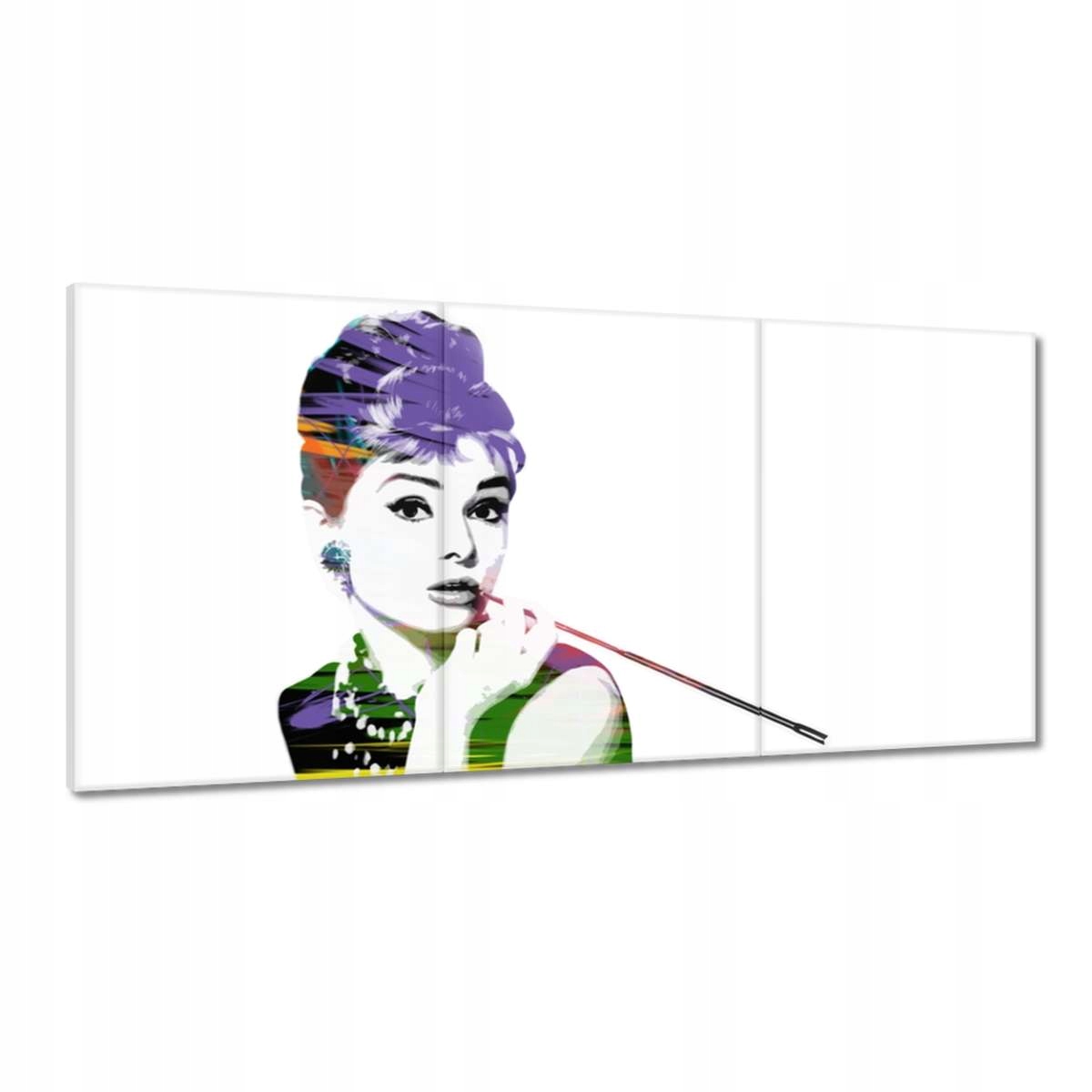Obrazy 180x90 Audrey Hepburn Cigaretka