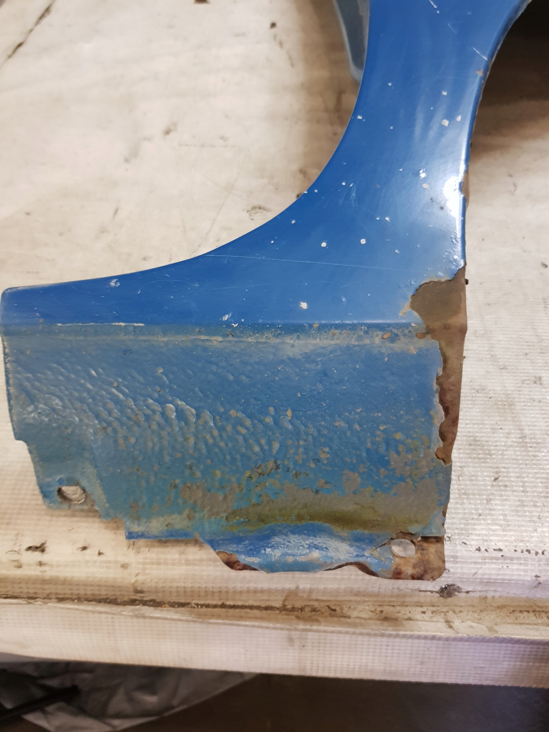 fender RENAULT KANGOO II right front blue