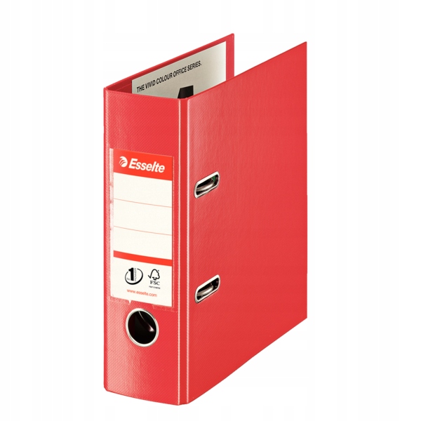Segregator A5 ESSELTE No.1 Vivida 75mm czerwony