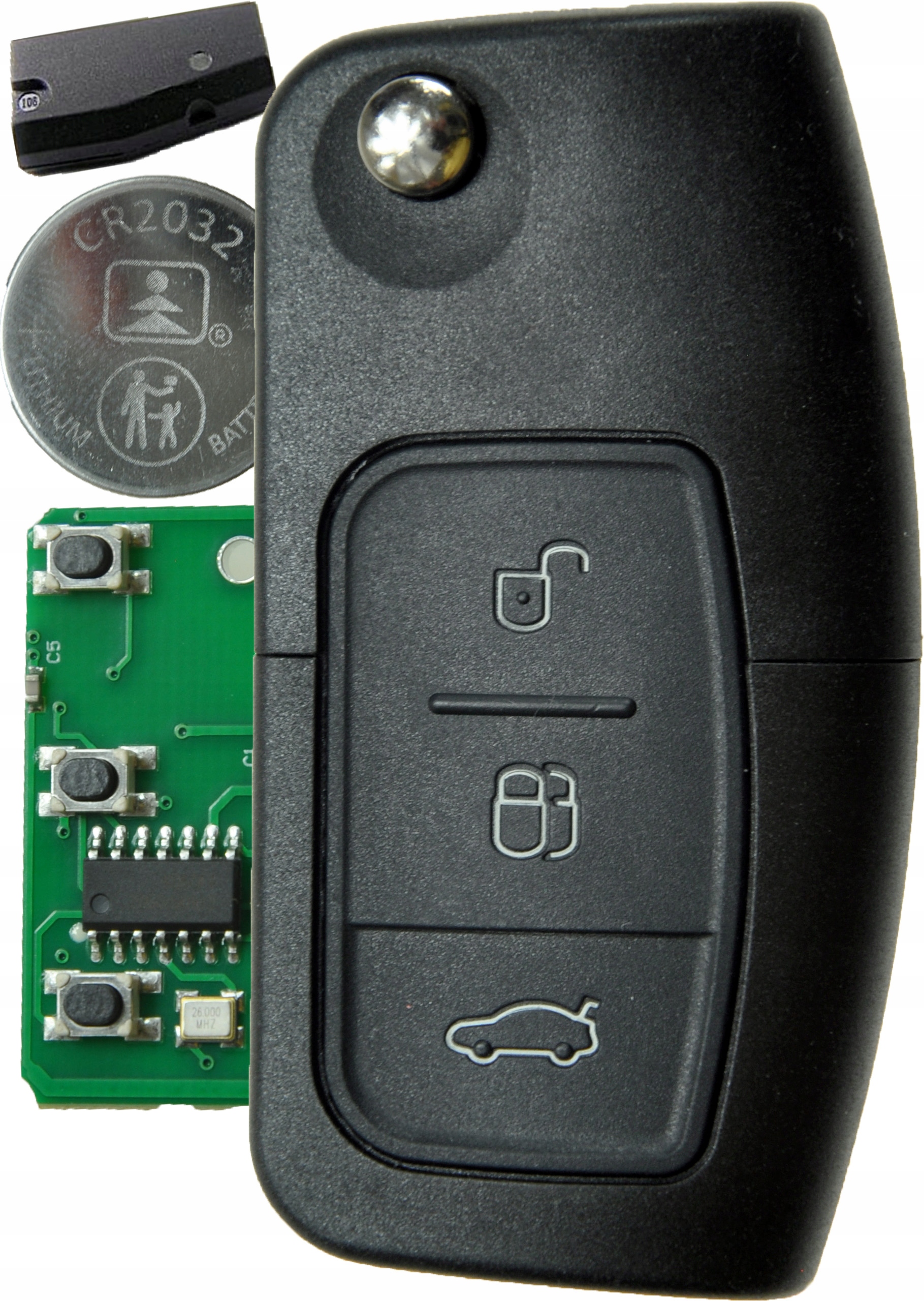 

Ford Galaxy Mondeo Kluczyk Pilot Z Elektroniką 434